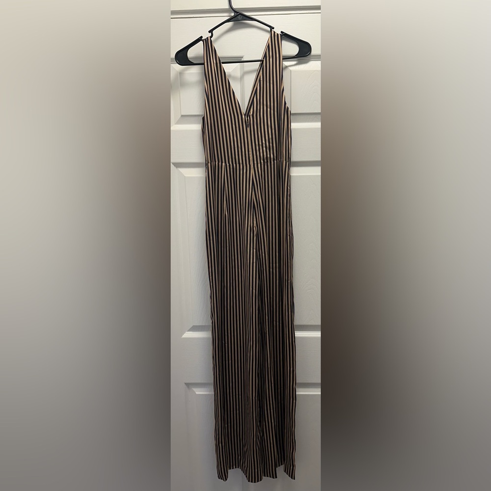 Jonathan Simkhai Pinstripe Jumpsuit - Size 4